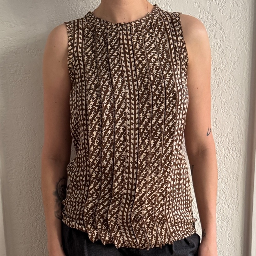 Tory Burch 100% Silk Print Blouse